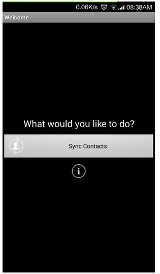 transferir los contactos de Windows Phone al Galaxy s7/s8-abrir aplicación