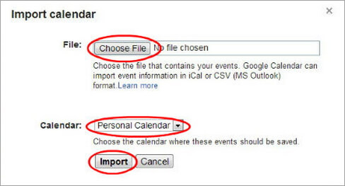 icloud Kalender auf android