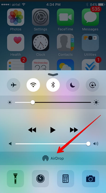 How to Transfer Files from iPhone to Mac-airdrop on iPhone