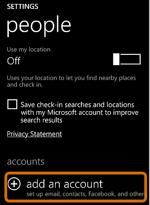 Full guide to sync Windows phone contacts