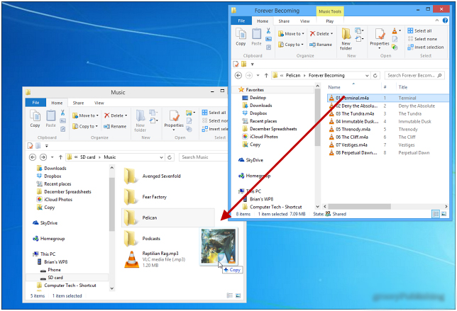 How to copy itunes music to Windows Phone-file explorer