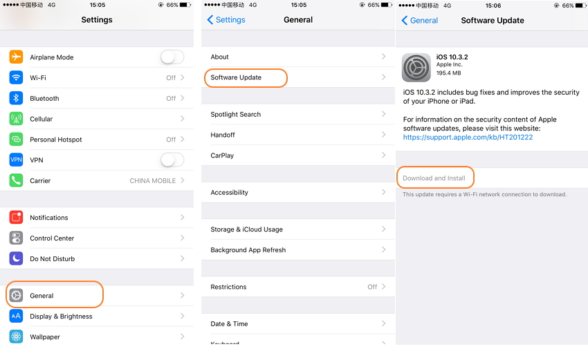 How to backup iphone ipad with icloud-update 