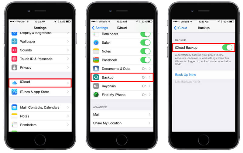 How to Transfer Files from iPhone to Mac-icloud on iphone