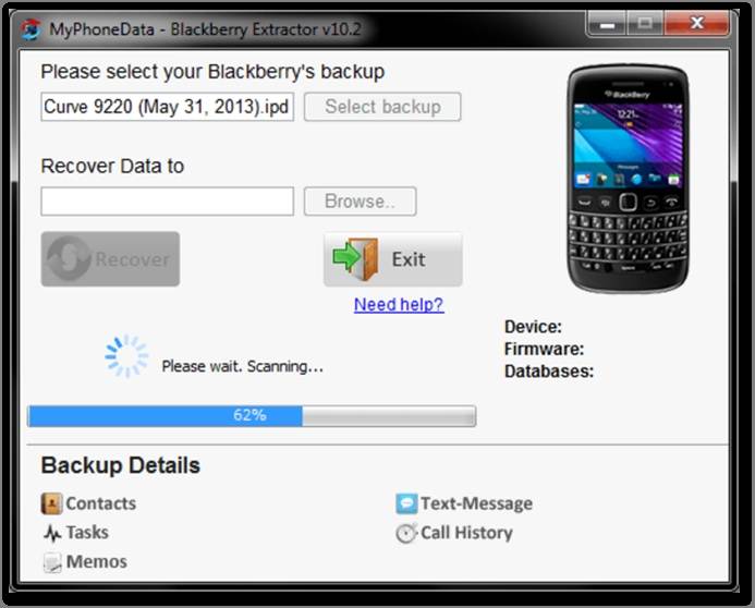 Blackberry Backup Extractor For Mac