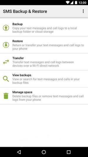 Comment transférer des données de Samsung vers Nokia 6-application de sauvegarde et de restauration des messages