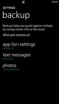 Free solutions to backup and restore windows phone-setting