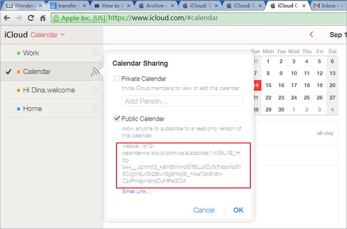 android icloud calendar