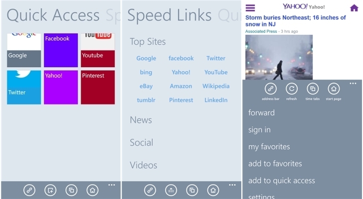 Top 7 best browsers for Windows Phone