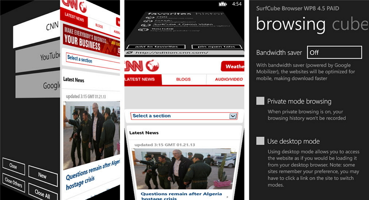 7 Browser terbaik untuk Windows Phone