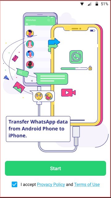 transferir o WhatsApp do Android para o iPhone 13 sem PC