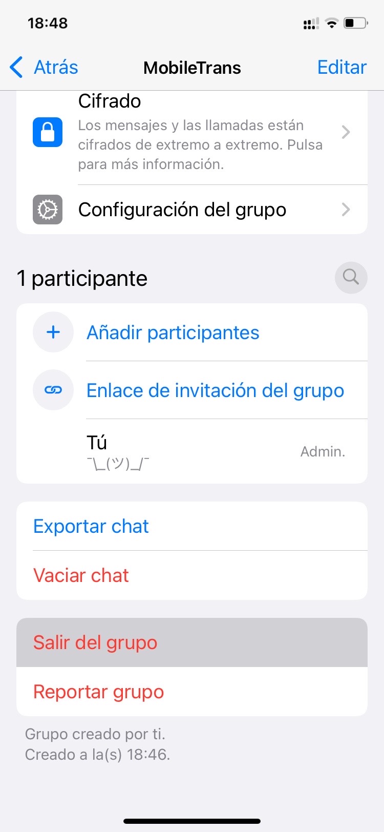 como eliminar un grupo de whatsapp 2