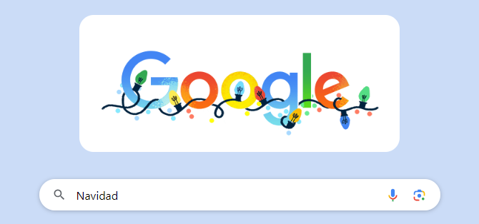 buscar “Navidad” en Google