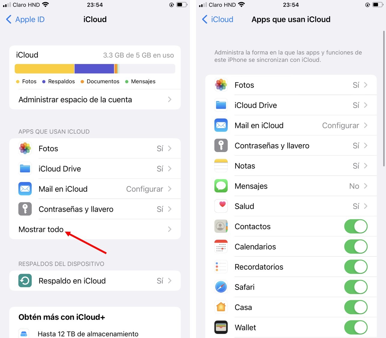 hacer copia de seguridad de tus datos en icloud