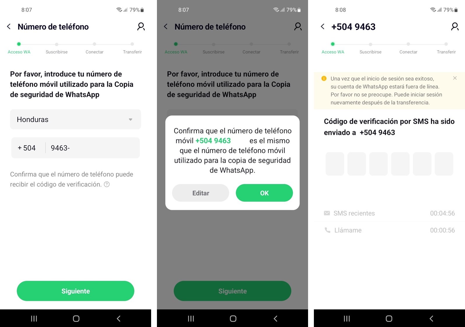 acceder a tu cuenta de whatsapp