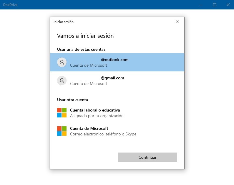 iniciar sesión en microsoft