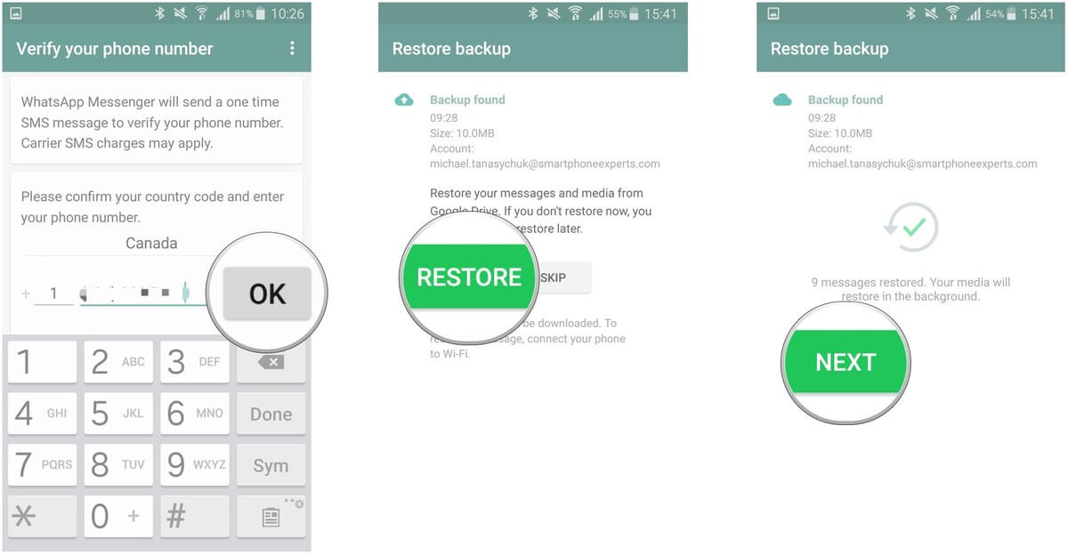 recuperer message whatsapp supprimé android