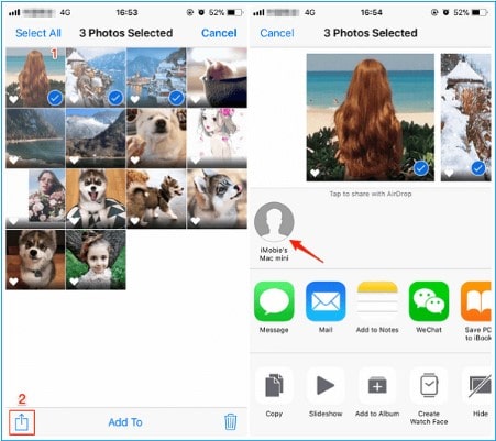 transférer photo iPhone vers mac sans iTunes