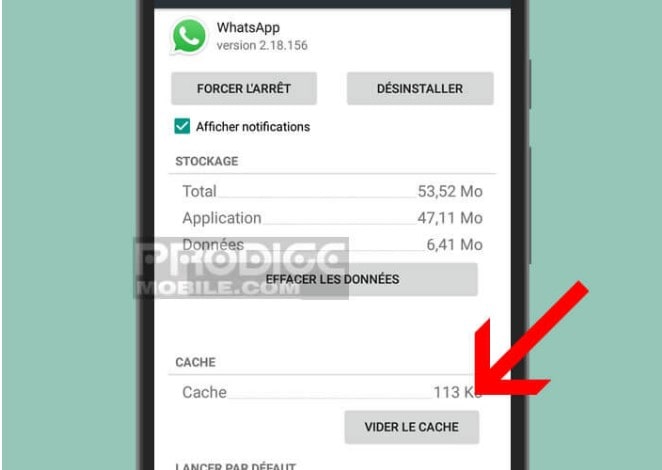 problème whatsapp