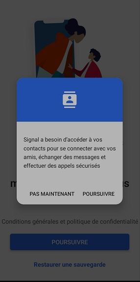 comment transférer whatsapp vers signal