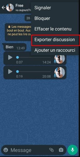 importer les conversations whatsapp vers telegram