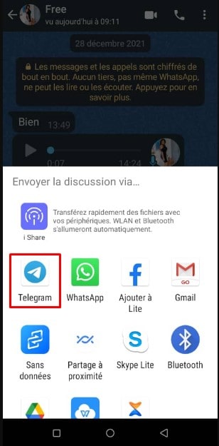 exporter les conversations whatsapp