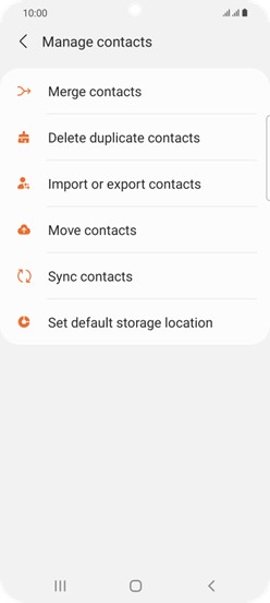 tap merge contacts