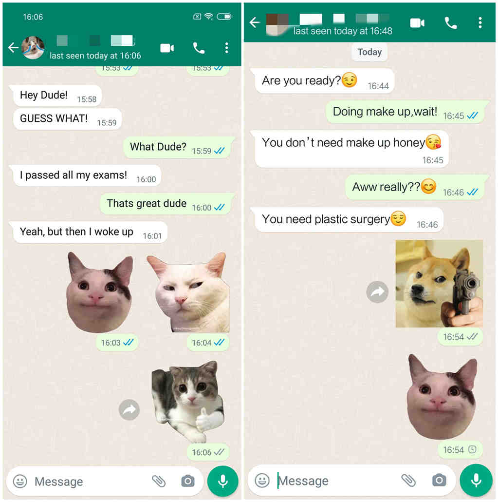 gatitos tristes Stickers for WhatsApp