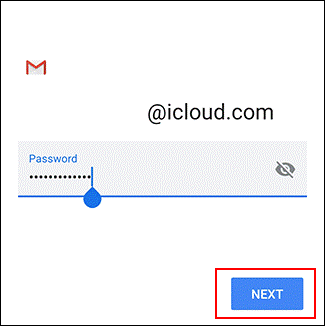 acceder a correo electrónico de icloud en android