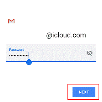 access icloud email on android