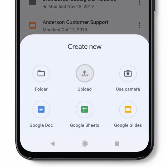 What is Google Drive application in Samsung Smartphones?