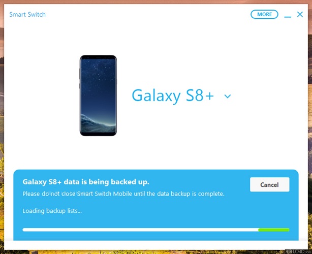 copia de seguridad de samsung s8 con smart switch