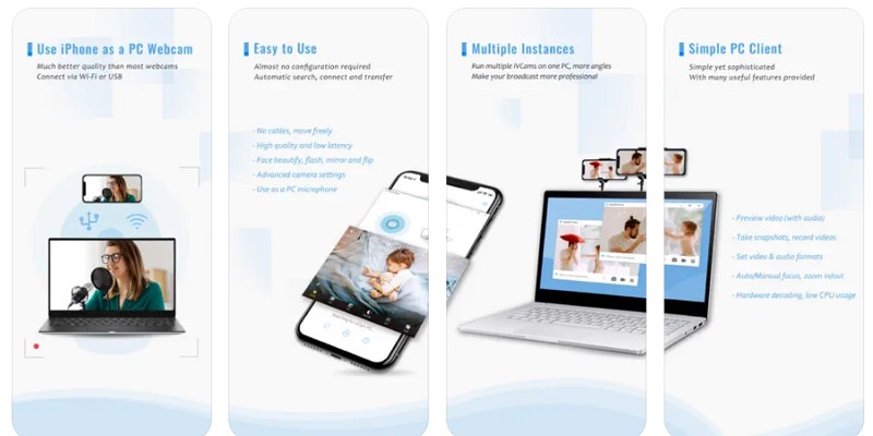 ivcam webcam android ios