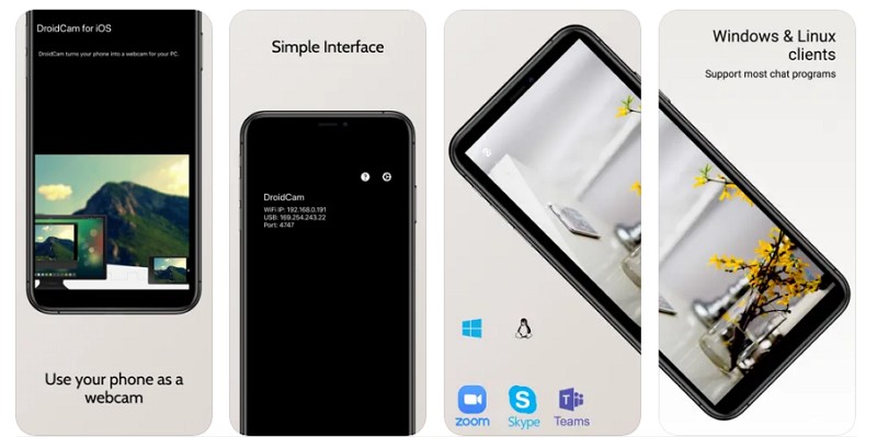 Droidcam discount pc iphone