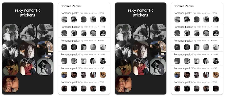 hot kiss whatsapp stickers