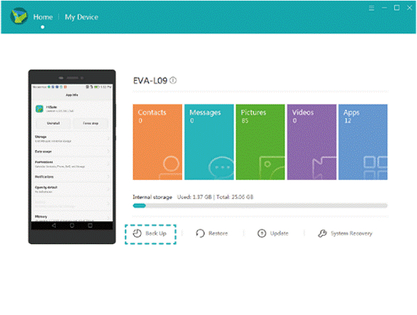 transferir dados entre dispositivos android