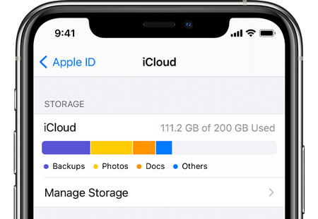 stockage icloud