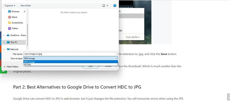 How To Convert HEIC To JPG In Google Drive