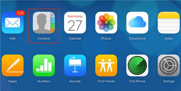 حذف كافة جهات اتصال icloud