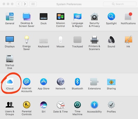 رفع الصور على iCloud من mac