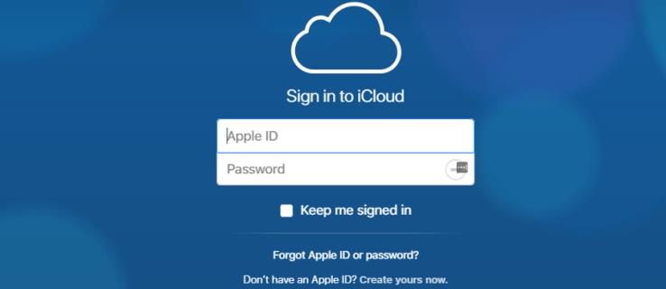 sign in to iCloud