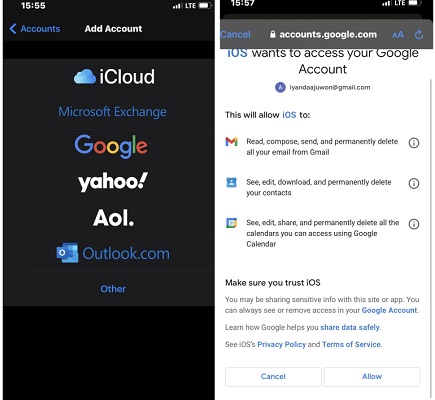 ajouter un compte gmail avec google