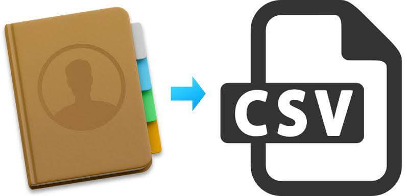 how to export icloud contacts to vcard or csv file