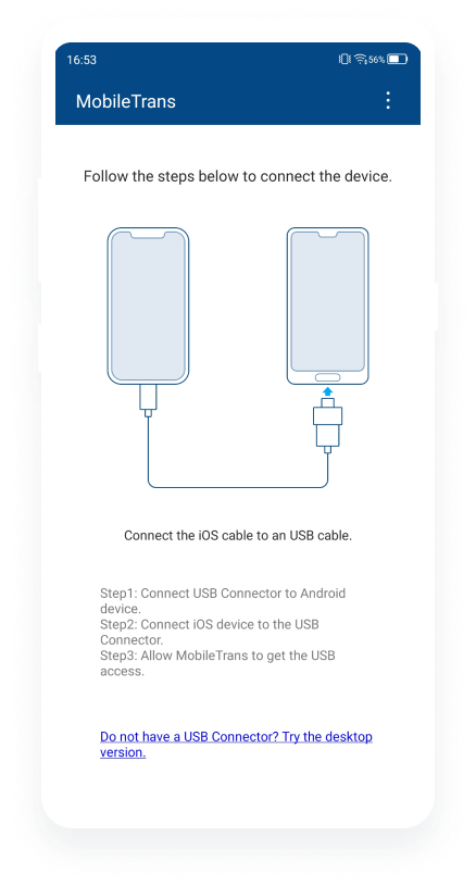 copy data to ios