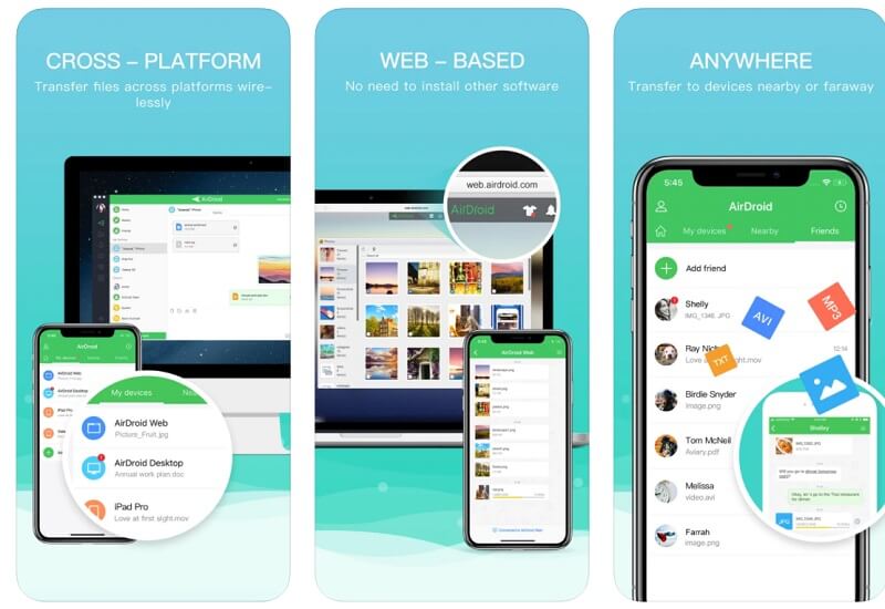 Airdroid Dateiübertragungs-App