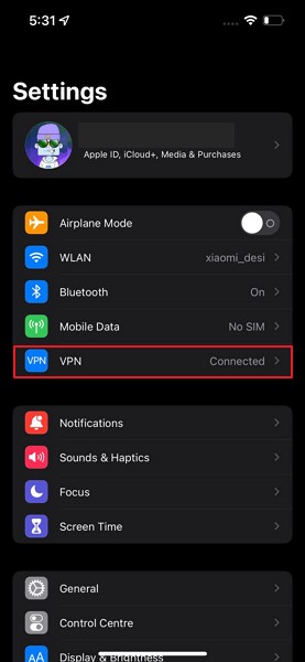 open vpn settings