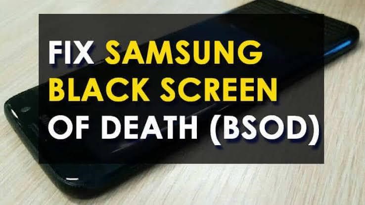 fix samsung phone black screen