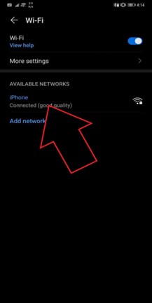 check internet connection