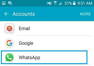 pilih whatsapp sync