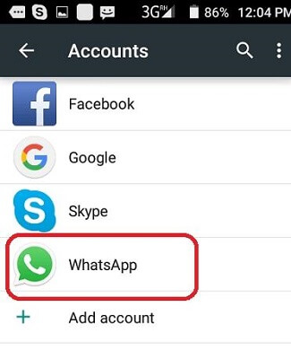 إصلاح حالة whatsapp لا تظهر 8