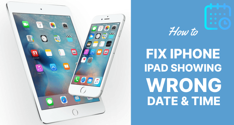 как исправить iphone или ipad, показывающие неправильную дату и время mg